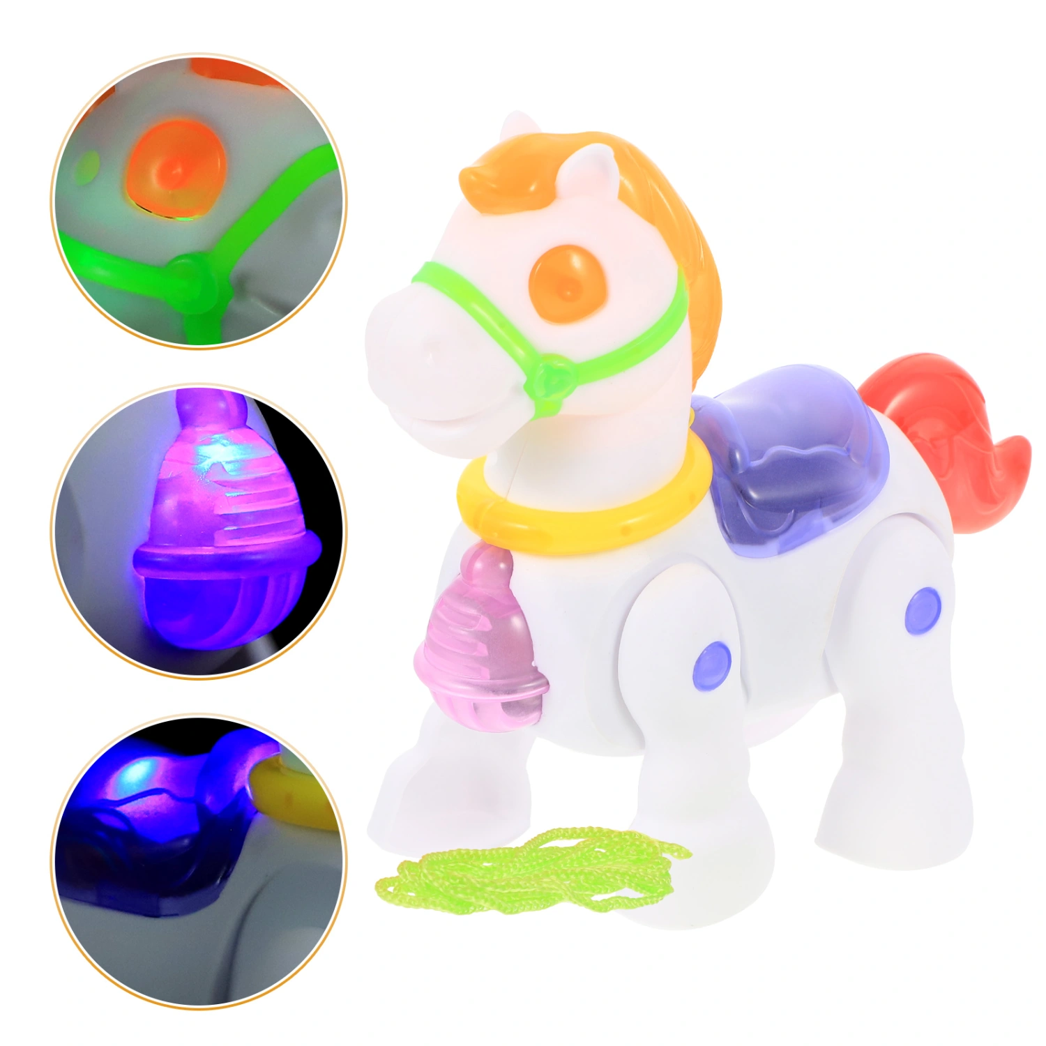 Playing Horse Toy Walking Electric Horse Boys Pony Toy Funny Electric Pony Horse Toy for Children