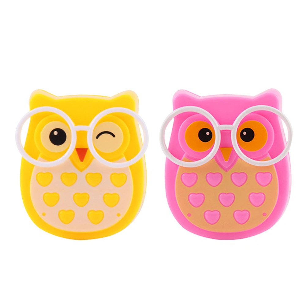 2pcs Mini Owl LED Night Light Auto Sensor Light Control Lamp Child Kids Baby Lighting Room Lamp Animal Socket(US Plug)