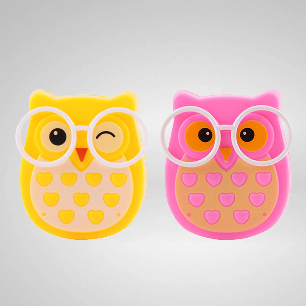 2pcs Mini Owl LED Night Light Auto Sensor Light Control Lamp Child Kids Baby Lighting Room Lamp Animal Socket(US Plug)