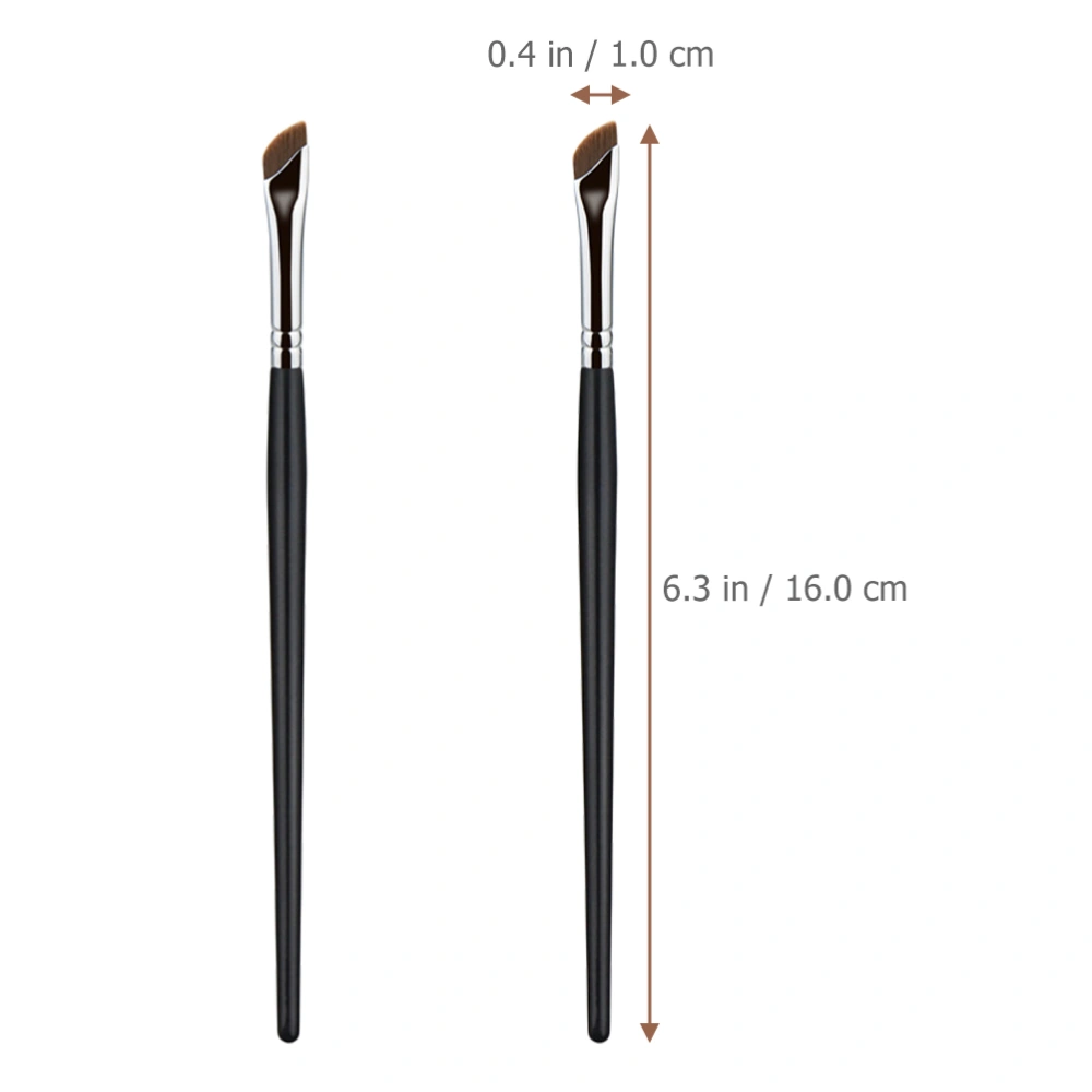 2pcs Eyeliner Brush Angled Eyebrow Brush Concealer Brush Makeup Brush for Women