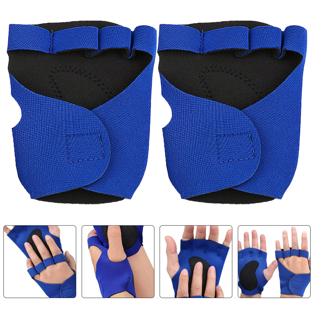 1 Pair Workout Gloves Sports Gloves Non-Slip Palm Gloves Weight Lifting Gloves