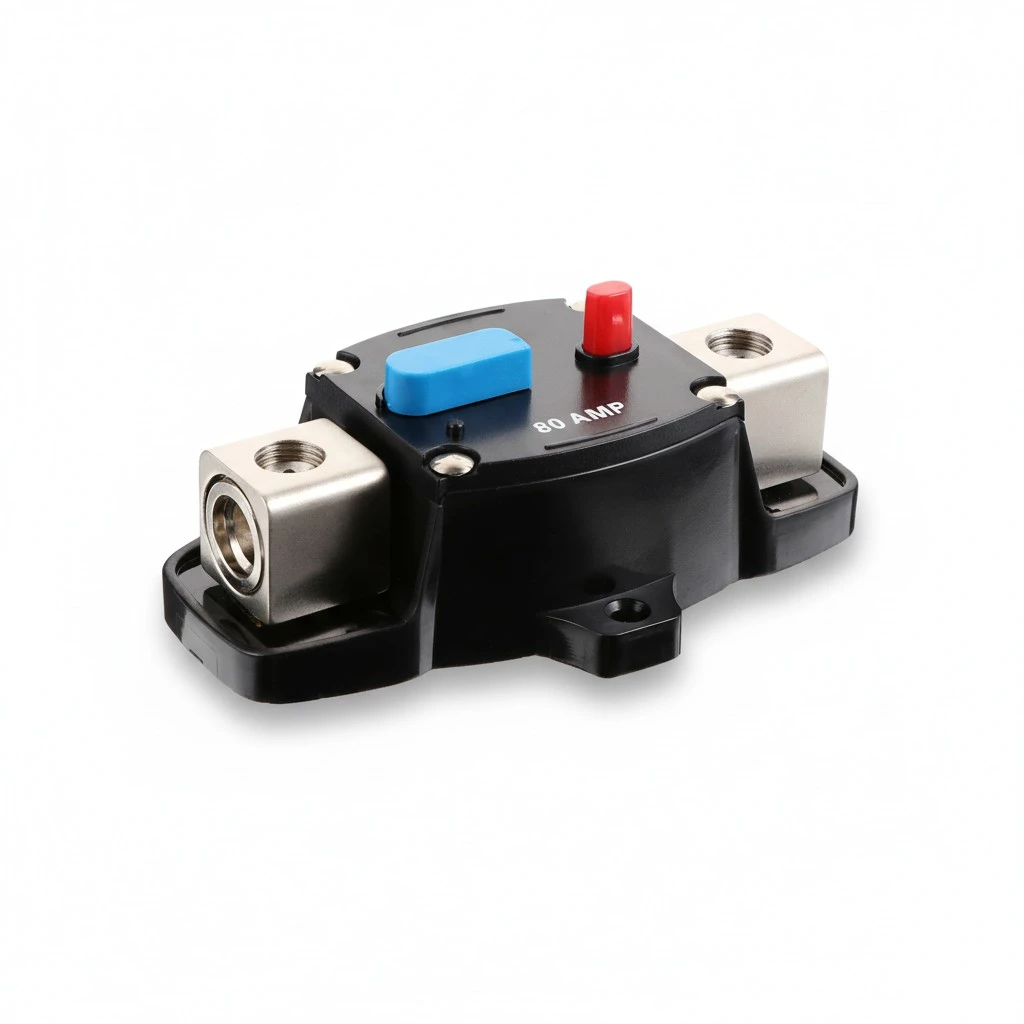 Car Audio Automatic Recovery 80A Circuit Breaker Fuse Recovery Protection Holder
