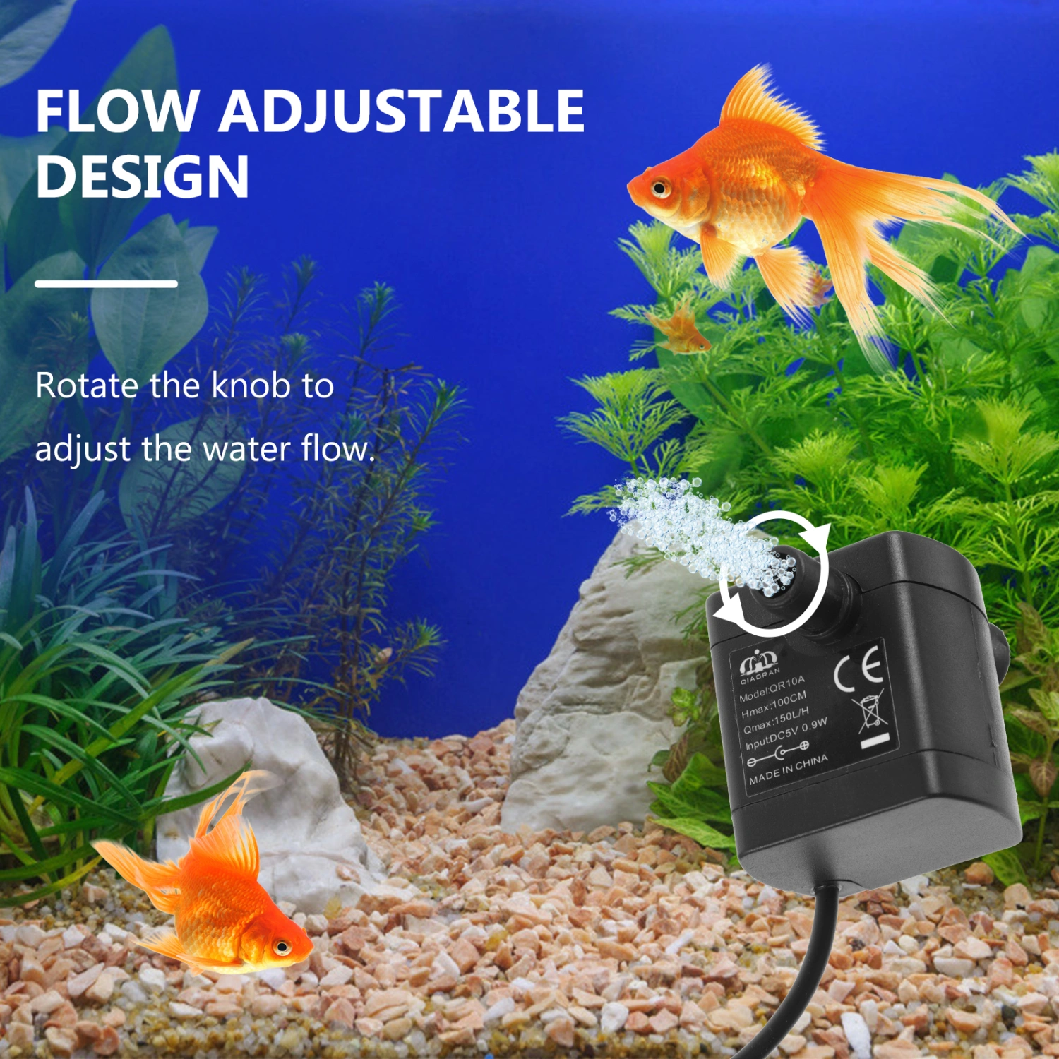 1pc Pet Fountain Pump Durable Submersible Water Pump Pet Water Drinking Pump
