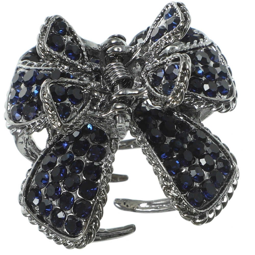 Hair Bun Clip Women Ponytail Holder Ponytail Claw Clip Rhinestone Hair Accessory for Girls