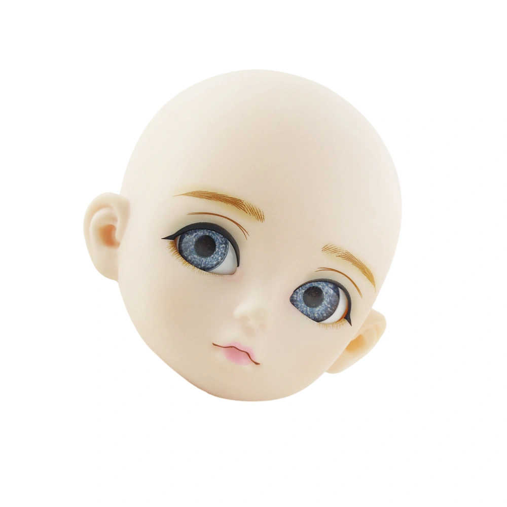 1PC 3D Replacing Doll Heads Vinyl Makeup Practice Heads Cosmetology Doll Head