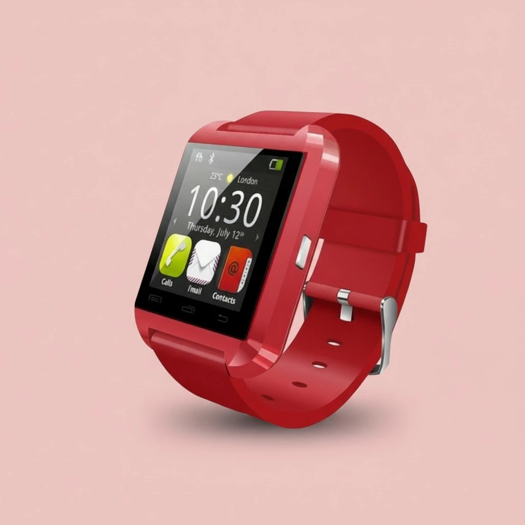 Neutral Wind Sports Watch Sports Step Sleep Monitoring Smart Watch Red Color