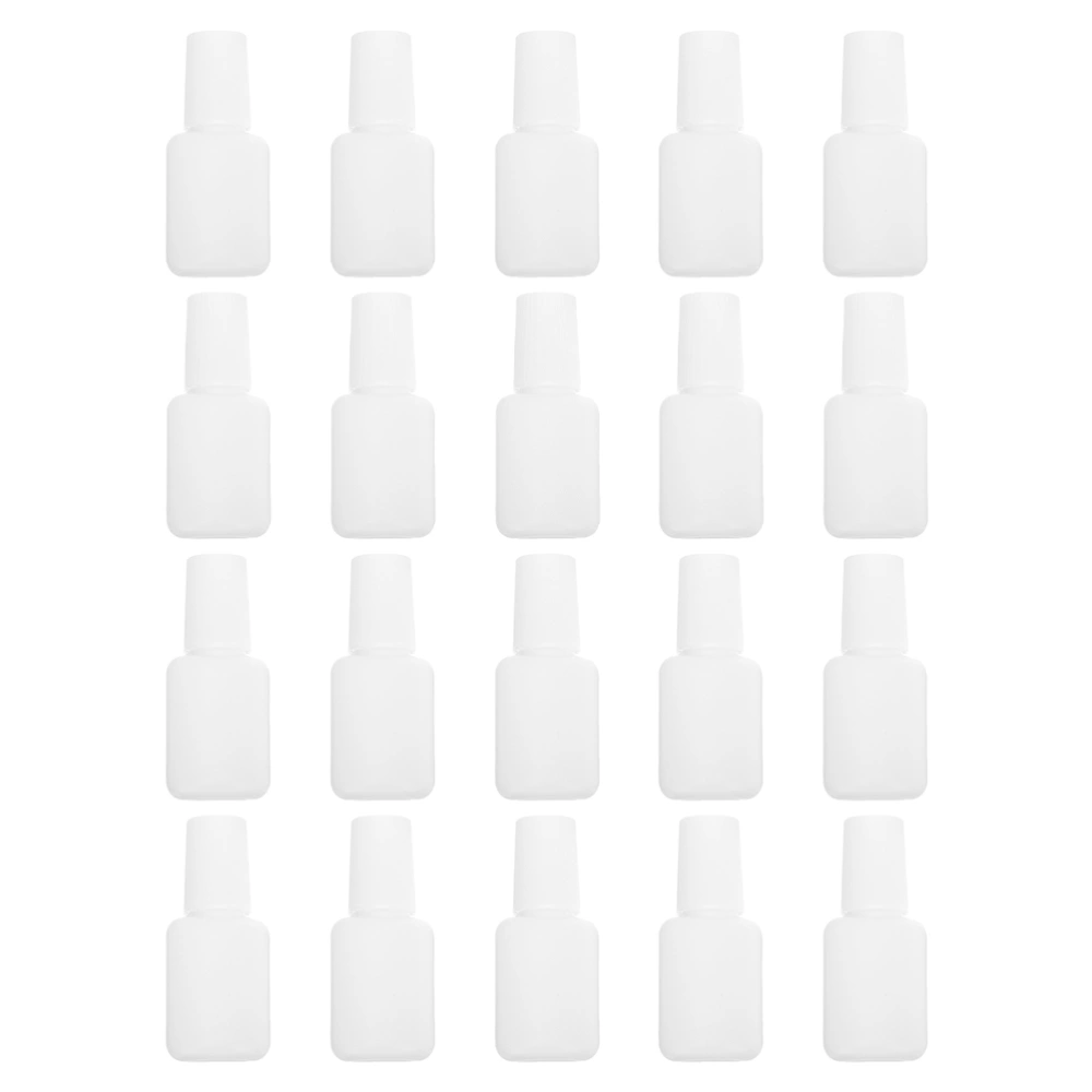 20pcs Durable Empty Bottles Nail Polish Bottles Lovely Nail Polish Dispensers