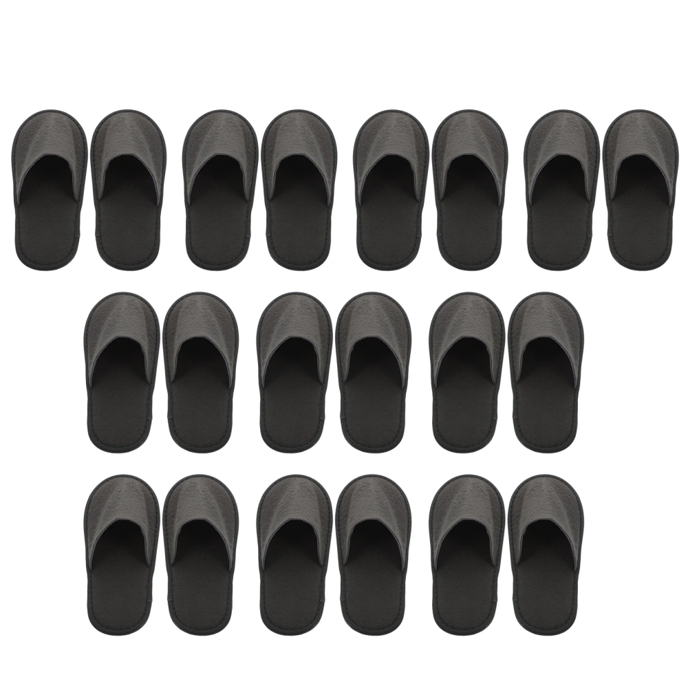 20Pcs Hotel Disposable Slippers Non-skid Slippers Home Summer Slippers