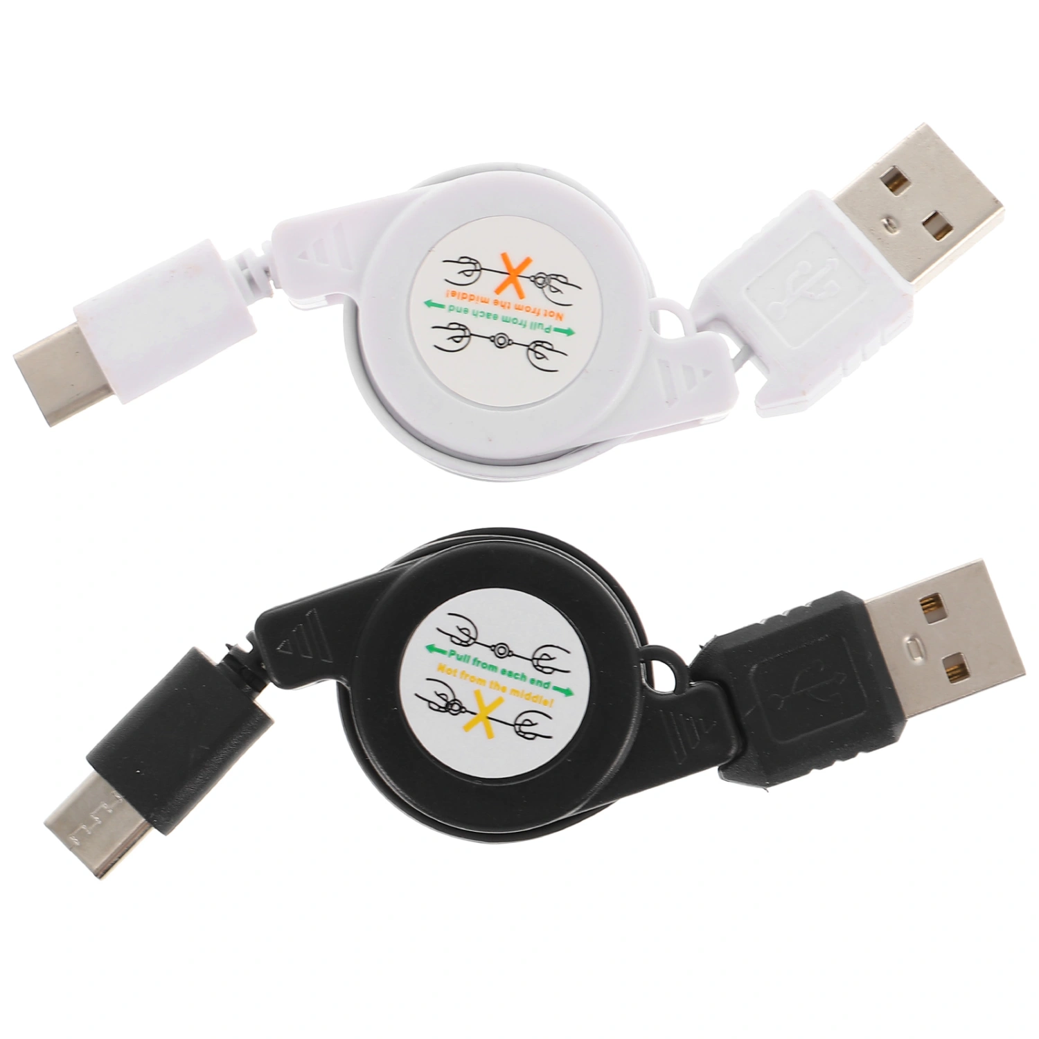 2pcs Flexible Type-c Data Cables Charging Cables Universal Type-c Charging Lines