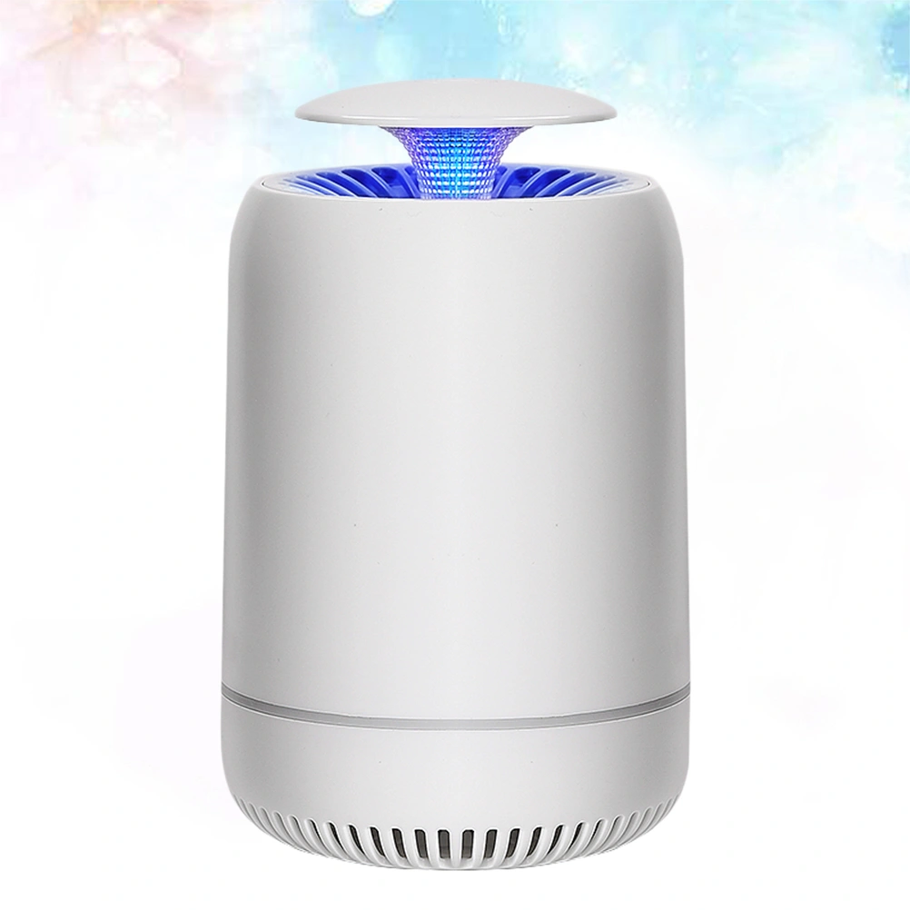 1 Pcs Wireless USB Mosquito Killer Lamp Home Use Photocatalyst Physical Mosquito Killer USB Anti Mosquito Lamp (White)
