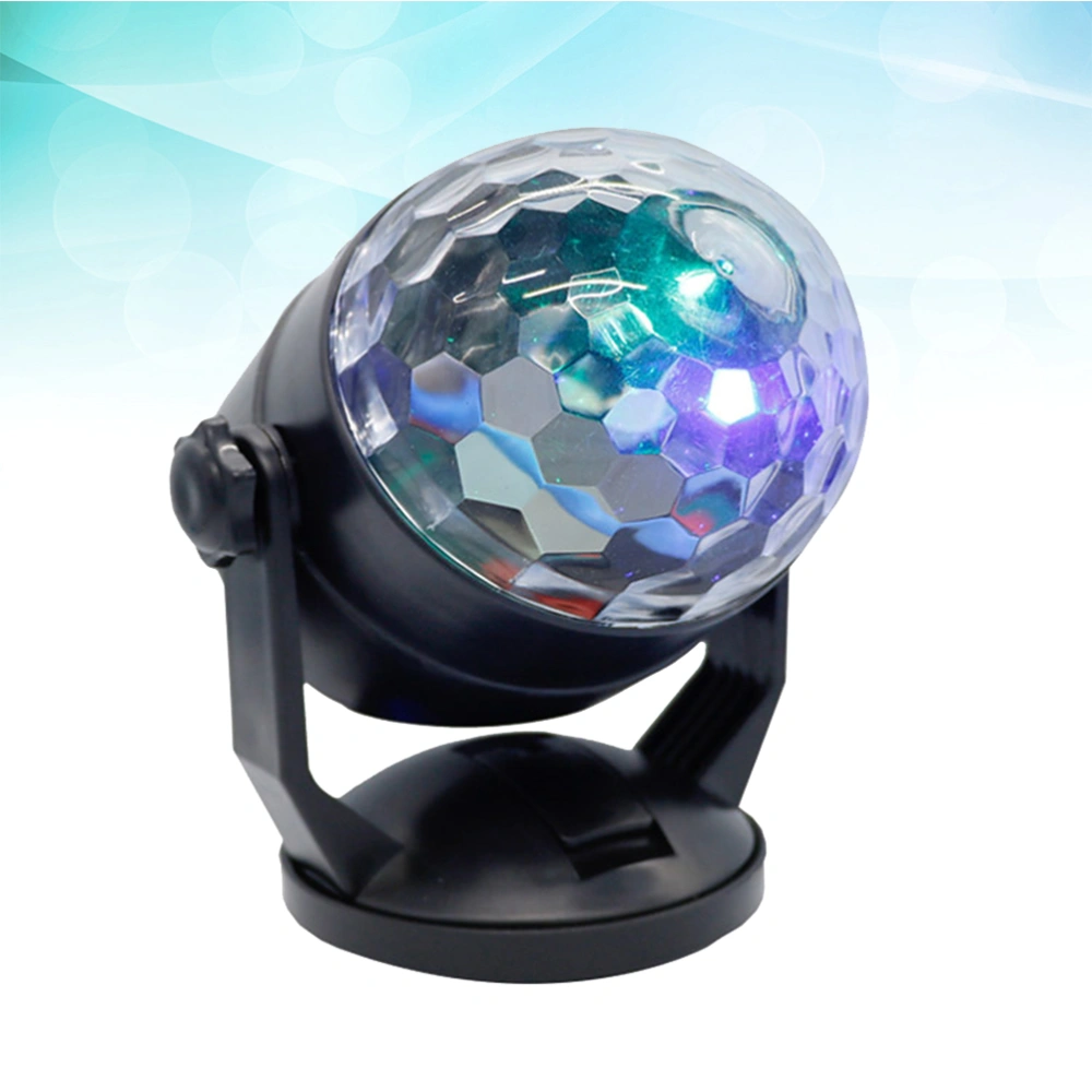 Sound Activated Disco Party Lights USB Charging LED Stage Lights Strobe Lamp Par Light for Car Room Dance Wedding (No Battery)