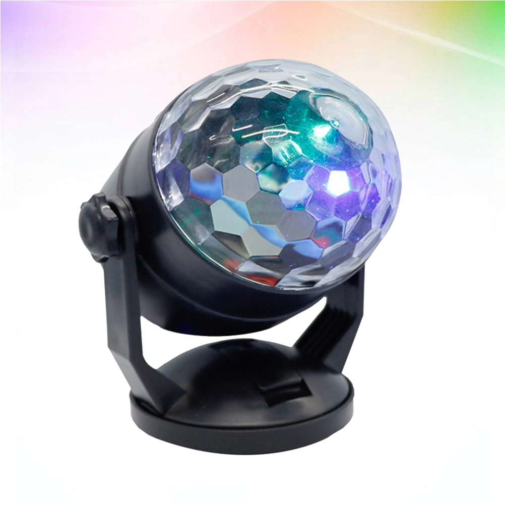 Sound Activated Disco Party Lights USB Charging LED Stage Lights Strobe Lamp Par Light for Car Room Dance Wedding (No Battery)