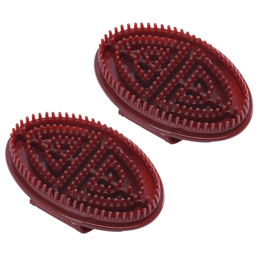 2pcs Massage Brushes Body Massager Head Massage Comb Body Massage Tool