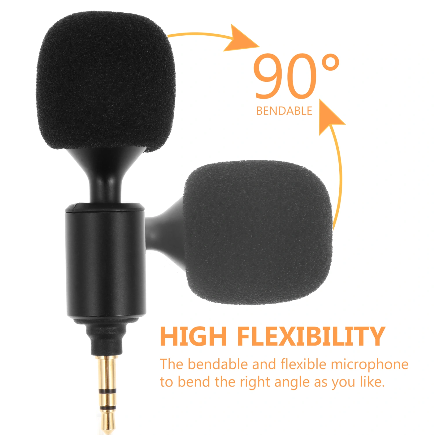 3.5mm Straight Head Microphone Phone Microphone Laptop Tablet Computer Mic
