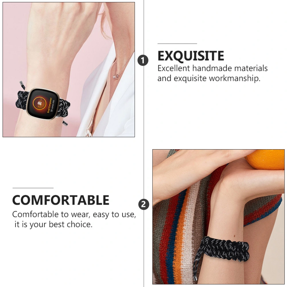 Delicate Watch Strap String Watchband Compatible with fitbit versa3/fitbit sense