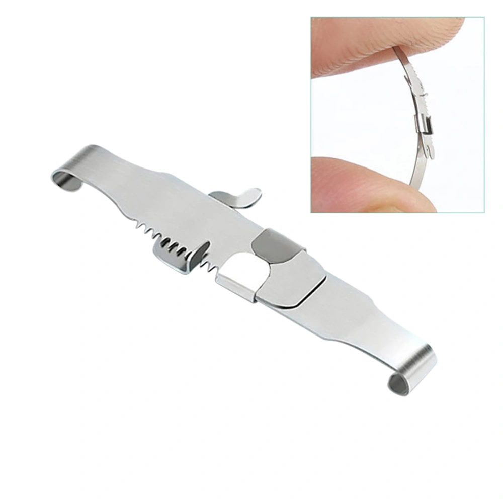 1PC Toenails Corrector Inset Buckle Stainless Steel Ingrown Toe Nail Correction Pedicure Tool - Size 38