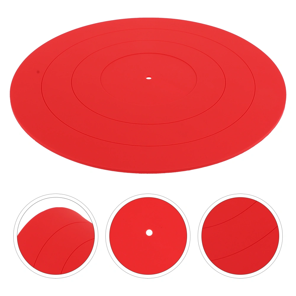 1pc Practical Silicone Record Pad Disc Protective Mat for Vinyl Record Players