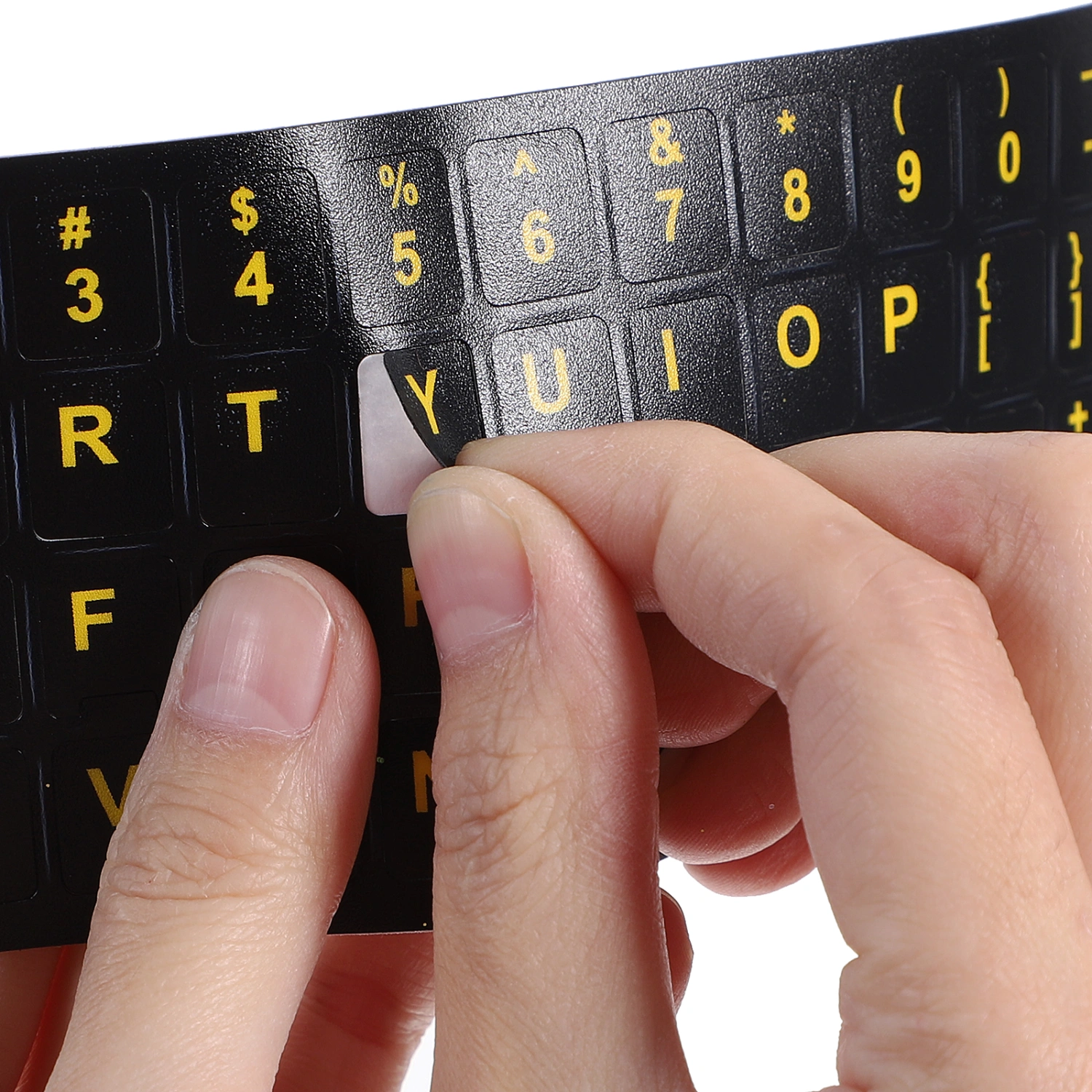 2 Sheets Keyboard Sticker Universal English Keyboard Sticker Computer Accessory
