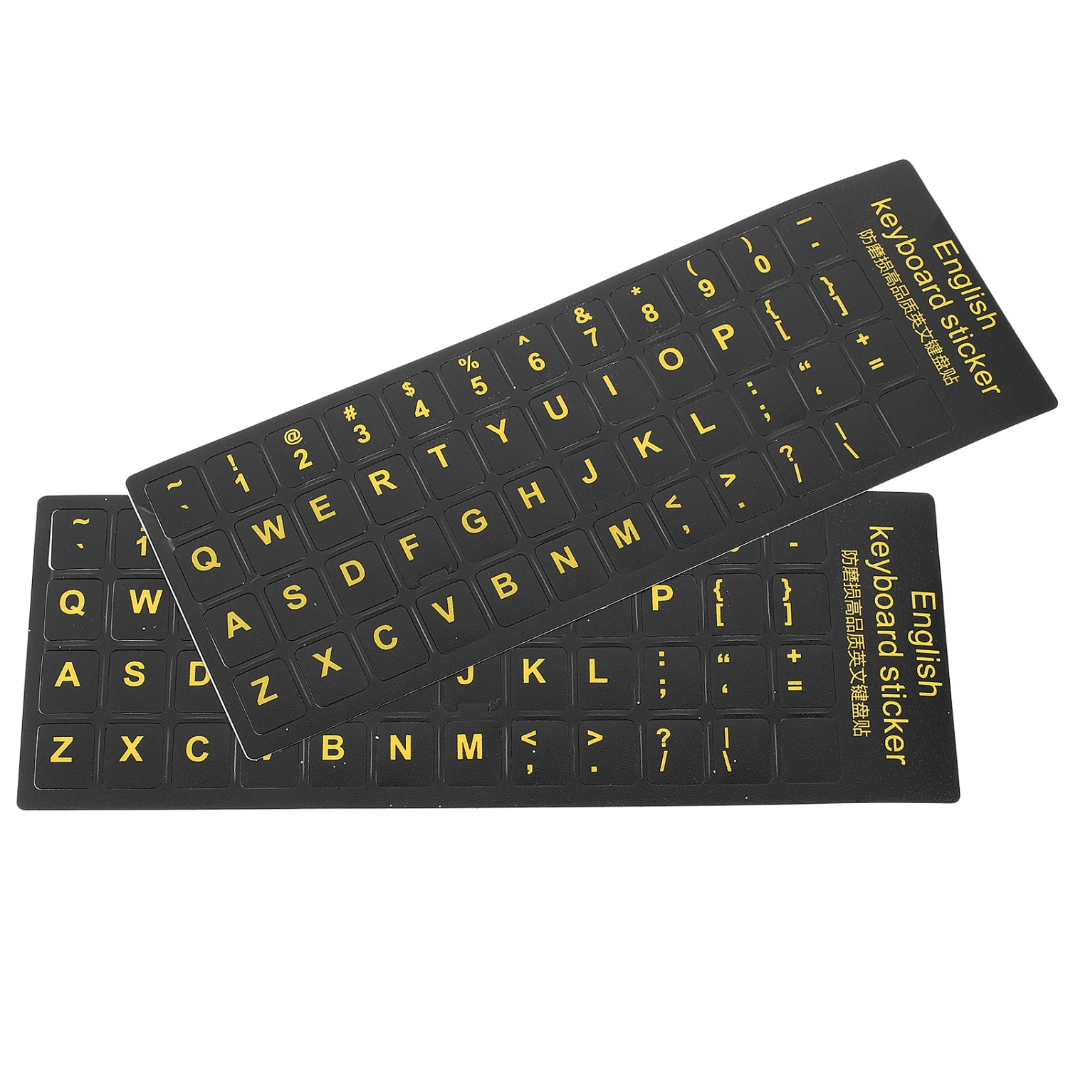 2 Sheets Keyboard Sticker Universal English Keyboard Sticker Computer Accessory