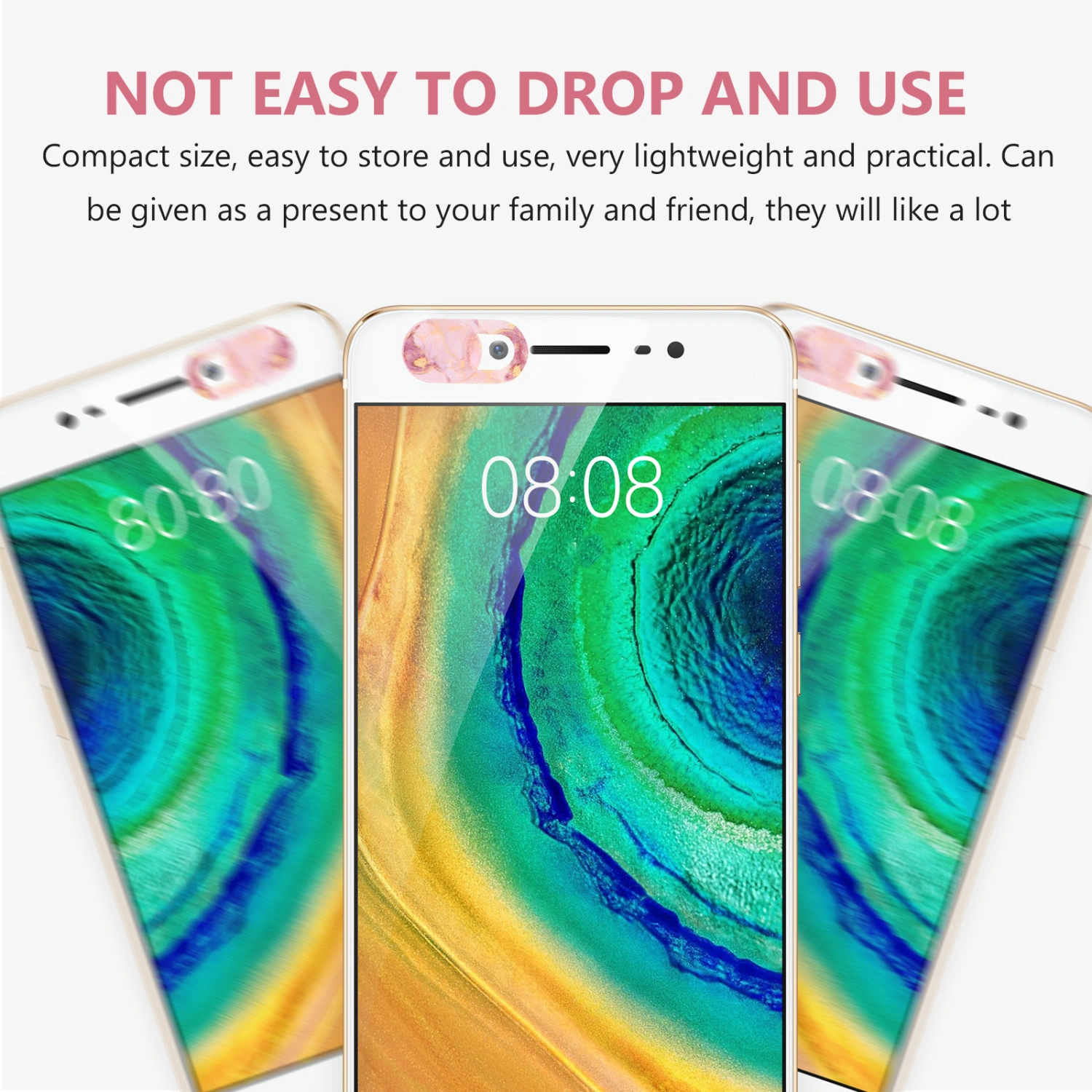 4pcs Mobile Phone Privacy Stickers Camera Protective Covers Simple Webcam Covers
