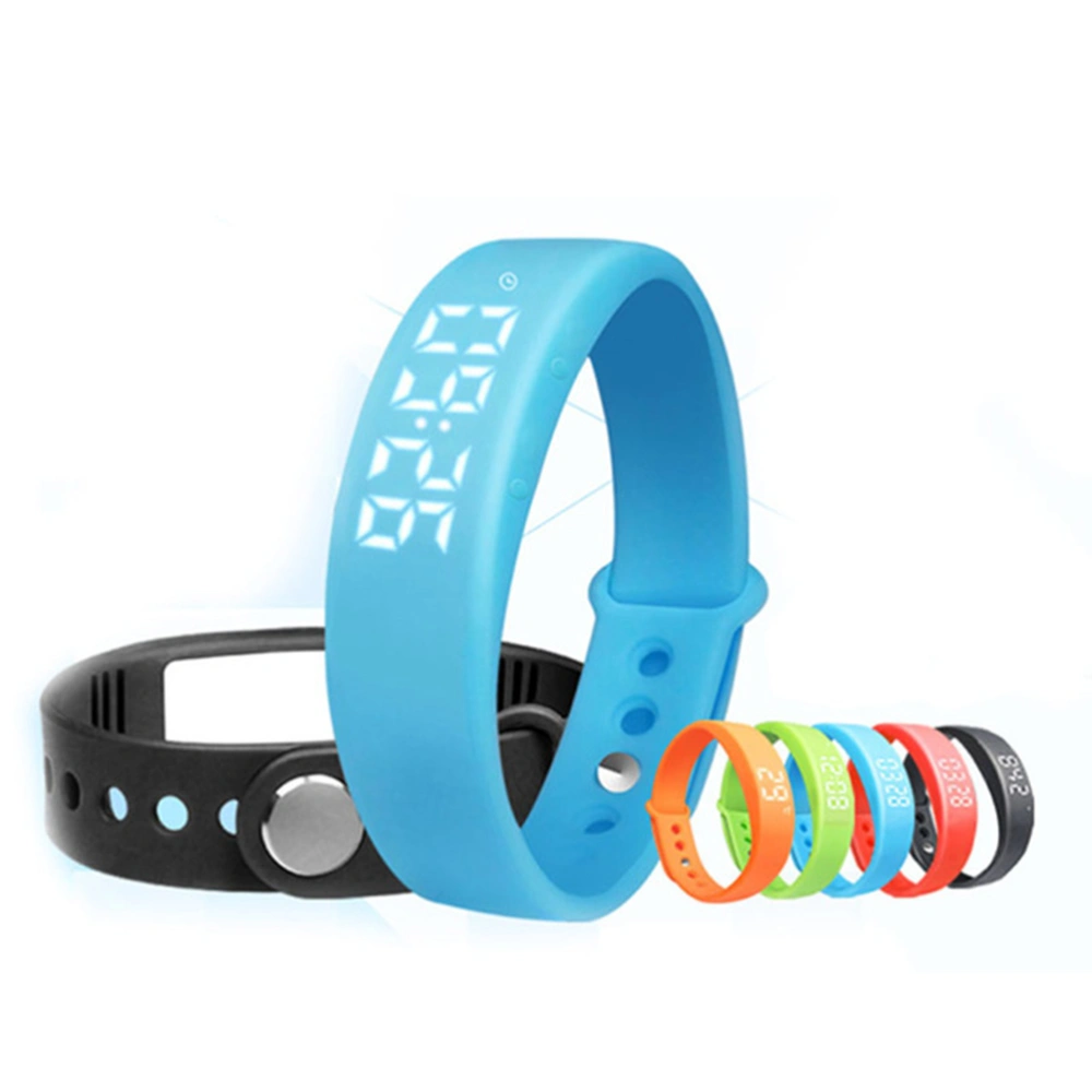 W5 Multifunction Smart Wristband Bracelet with Pedometer / Thermometer / Sleep Monitor / Vibration Alarm (Blue)