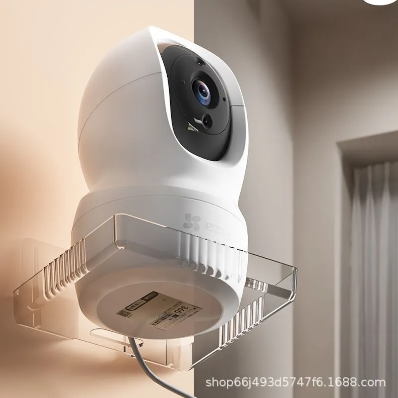 2pcs Drill Free Wall Shelves Security Camera Shelf Baby Monitor Brackets Router Shelves