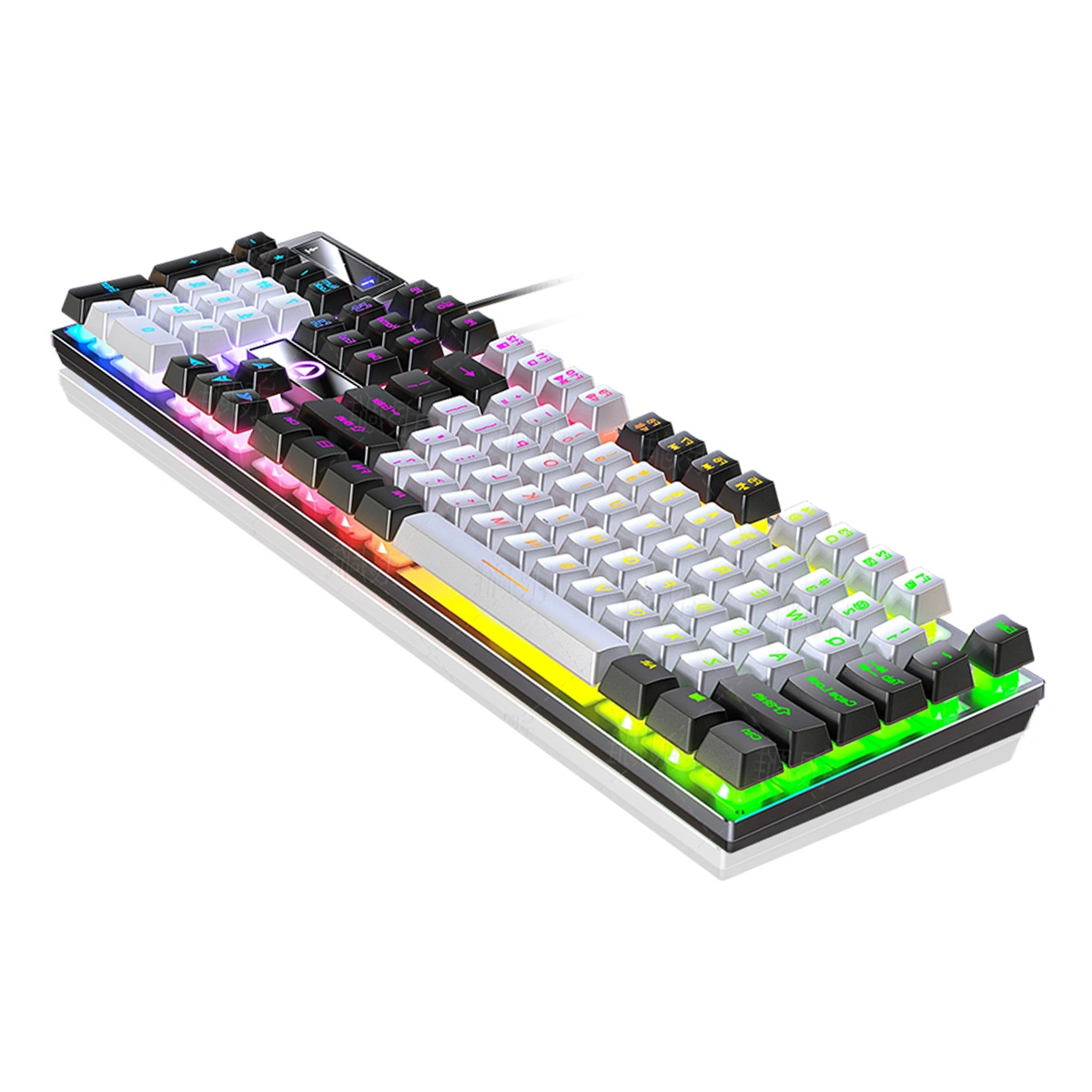Gaming Keyboard 104 Keys RGB Keyboard Full Size Keyboard Gaming Accessories