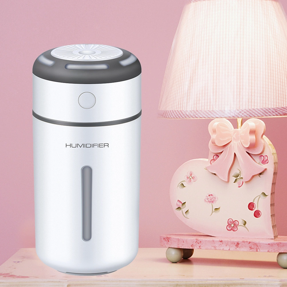 Mini Portable Aroma Diffuser USB Charging Color Changing Humidifier Cool Mist Essential Oil Diffuser for Car Office Home(White)