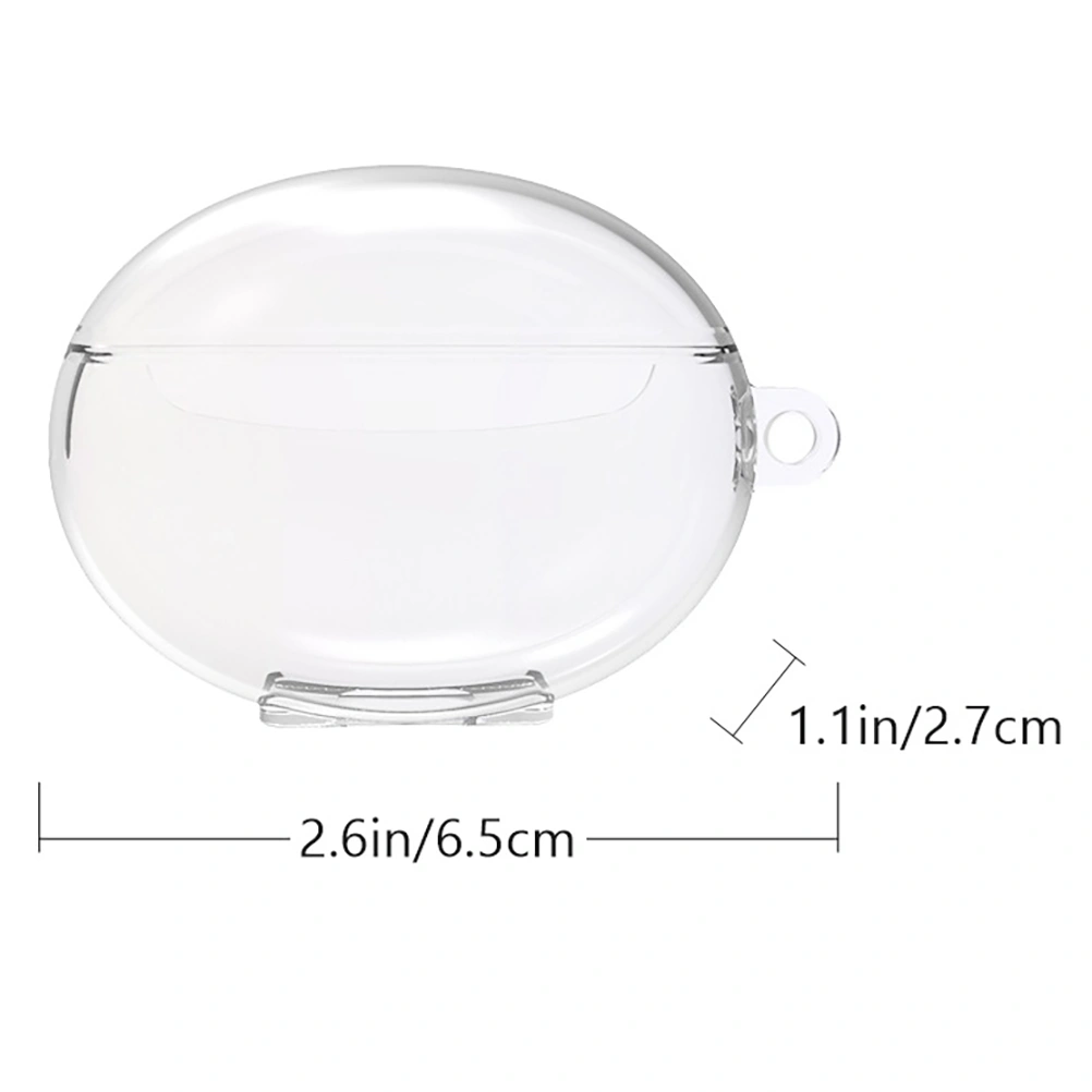 1Pc Wireless Earphone Box Cover Clear Headphone Case Compatible for FreeBuds 4i