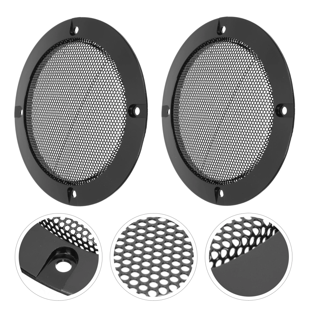 1 Set Car Speaker Guard Covers Car Speaker Grill Covers Speaker Grill Guard Circles