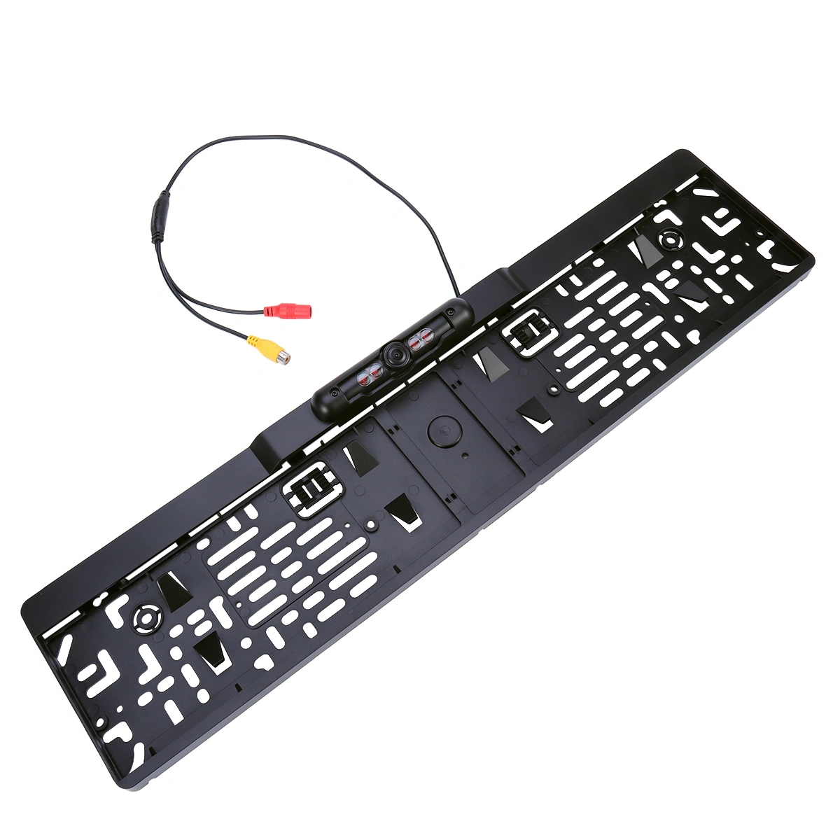 Radio Reversing Camera 170 ° IR Night Vision License Plate Car License Backup Camera with 2.4G Video Transmitter Receiver