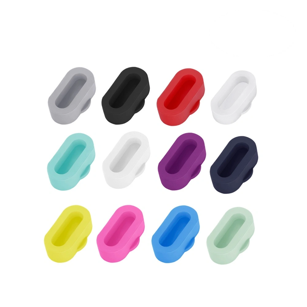 12 Pcs Dust Plug Silicone Charger Port Protector Anti-dust Plugs for Garmin Fenix 5/5X/5S