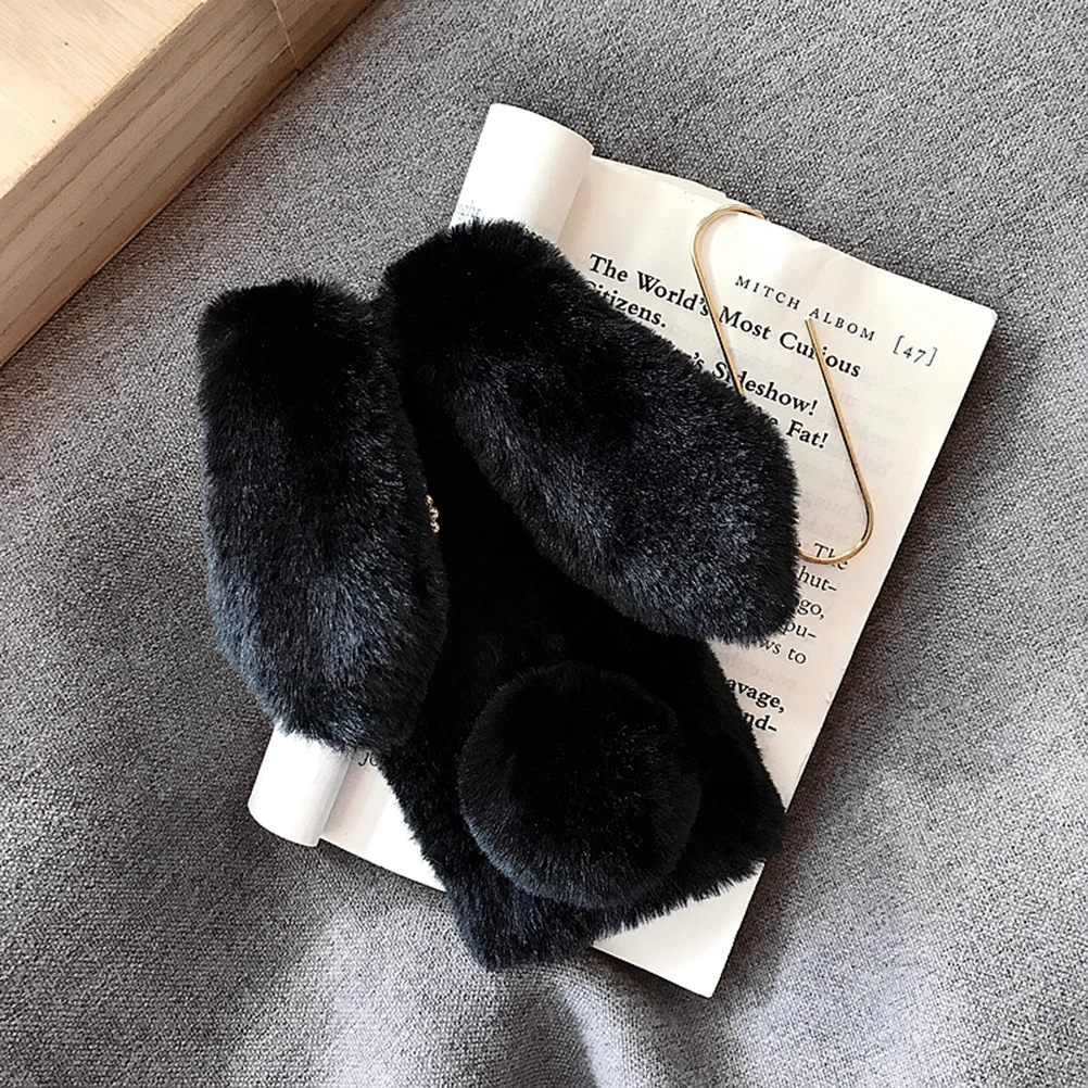 Lovely Bunny Phone Cover Plush Phone Protective Case Compatible for Moto G Play