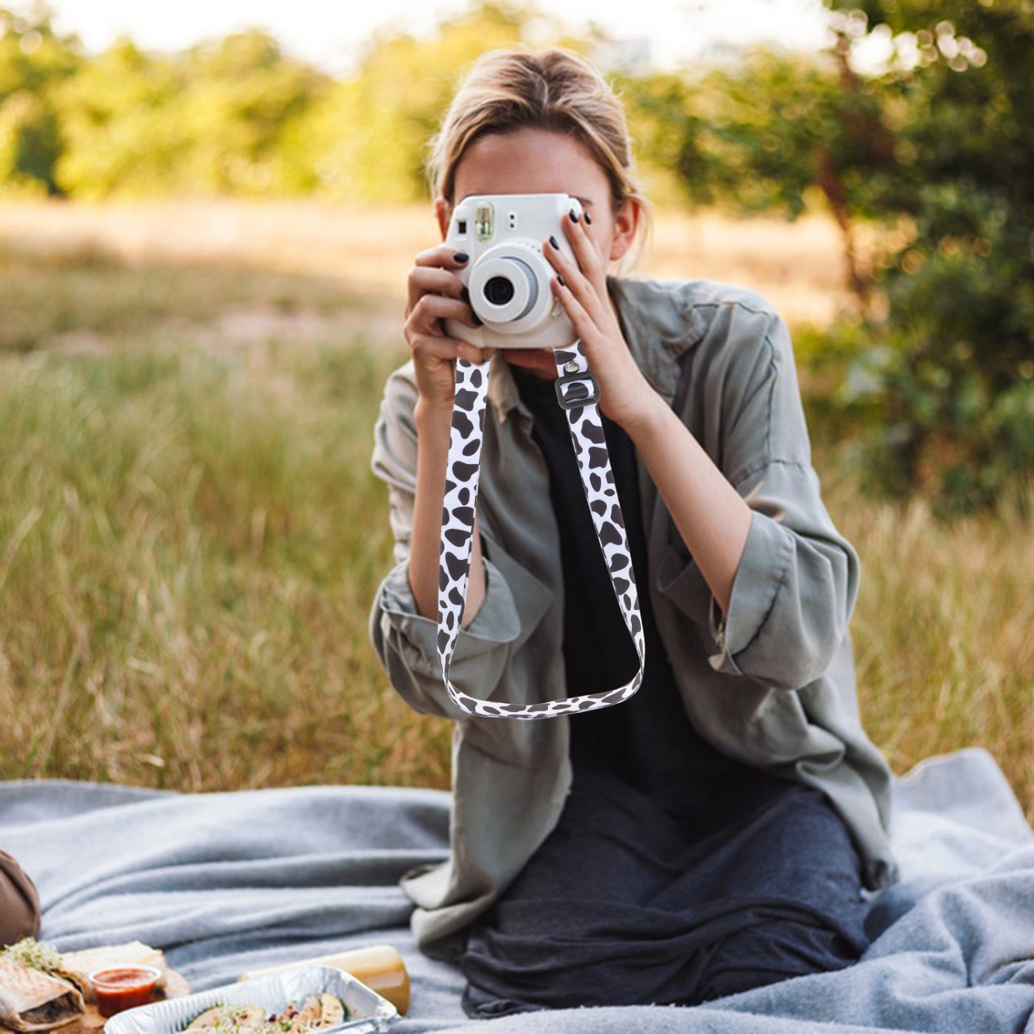 1 Set Instant Camera Strap Instant Camera Decorative Sticker Instant Mini Camera Accessories