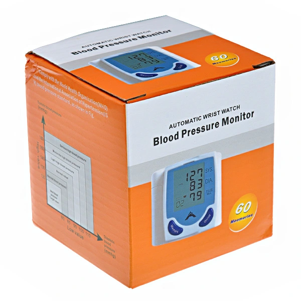 High Accuracy Automatic WristWatch Style Blood Pressure Monitor