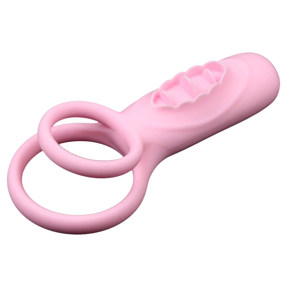 Pink Unisex Charging Ring Continued Fun Orgasm Male and Female Sharing Tool Long Battle