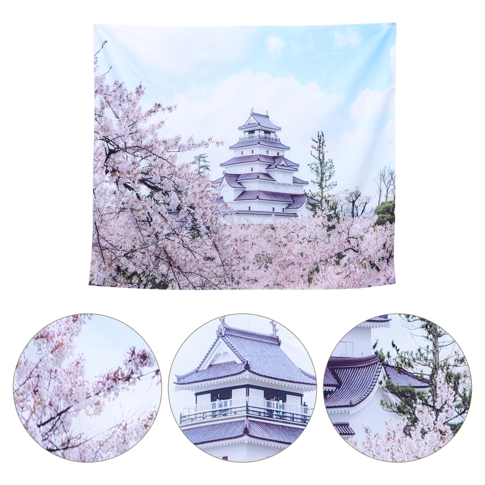 Photo Background Cloth Oriental Cherry Background Prop Backdrop Home Decor