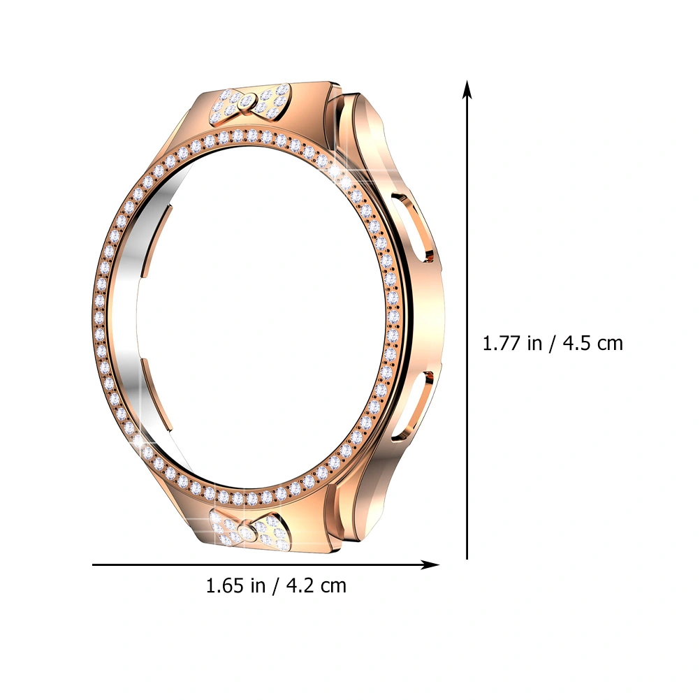 Watch Case Shiny Watch Cover Glitter Watch Case Compatible for Samsung Galaxy Watch 4