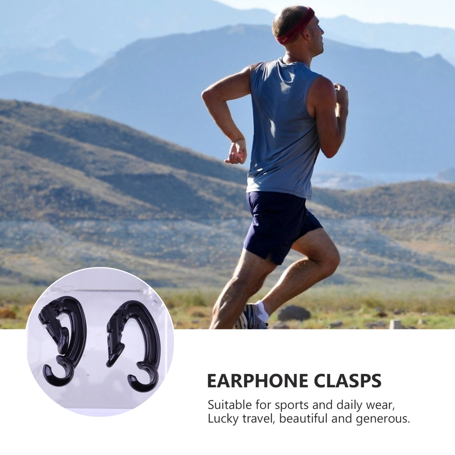 2 Pcs Portable Fashionable Earphone Clasps Compatible for AirPods Pro 2