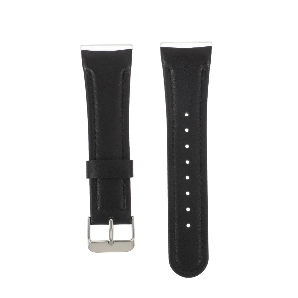 Watch Strap Genuine Leather Vintage Watchband Compatible for Fitbit Versa 3