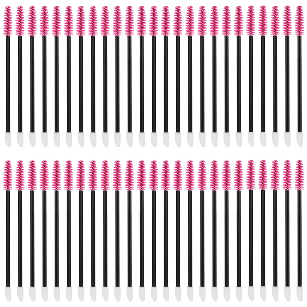 50pcs Disposable Eyebrow Eyelash Brushes Eyebrow Brush Applicator Eyelash Brushes