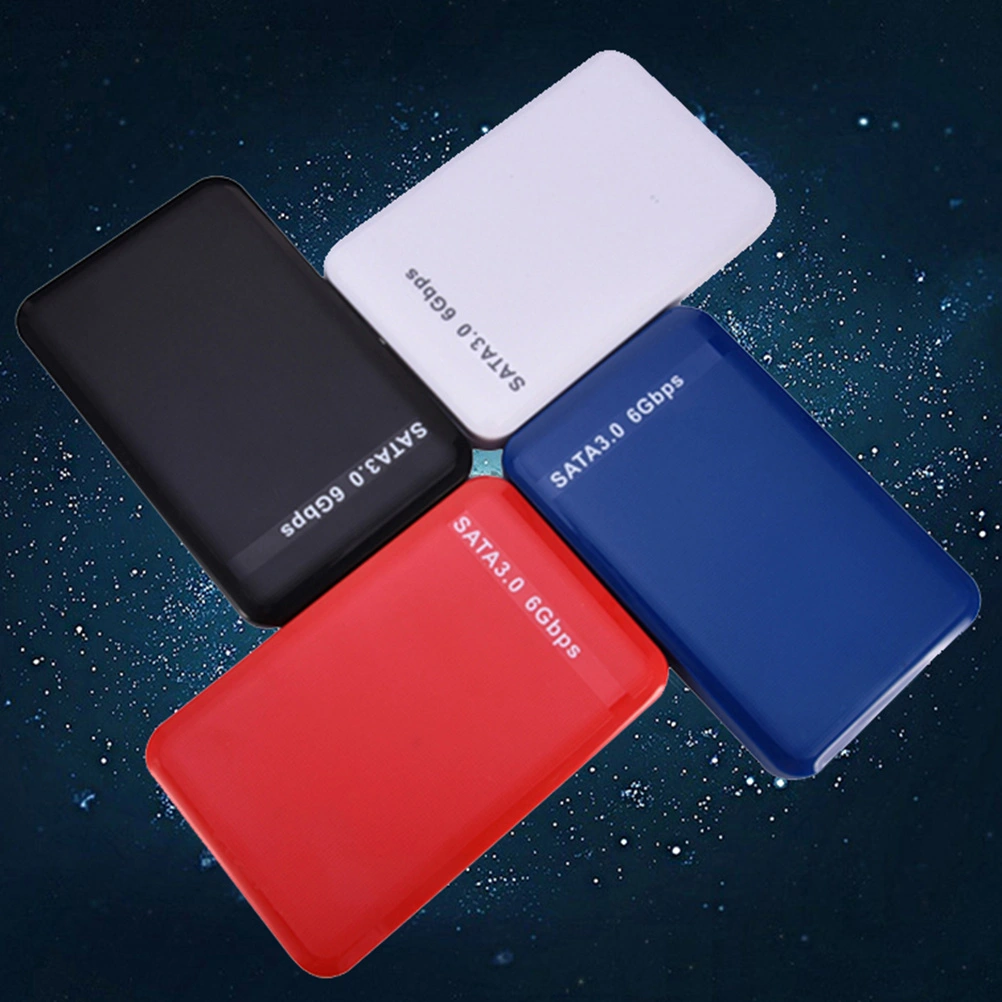 HDD Enclosure 2.5" USB3.0 SATA3.0 HDD Hard Disk Drive Free 6 Gbps Support 3TB UASP Protocol (Black)