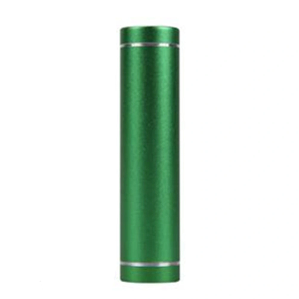 Portable High-efficiency 18650 Batteries Power Bank USB External Battery Pack(Green)