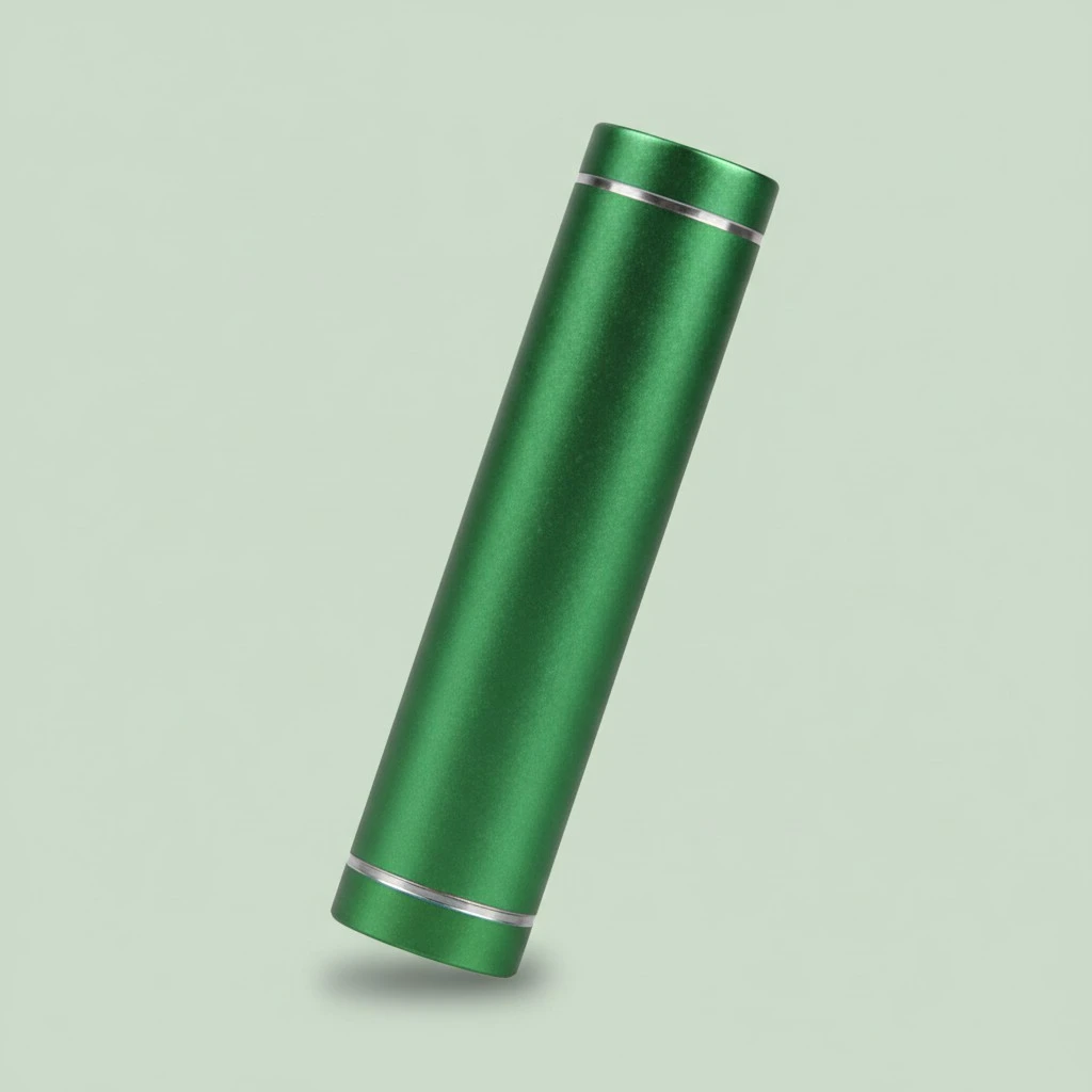 Portable High-efficiency 18650 Batteries Power Bank USB External Battery Pack(Green)