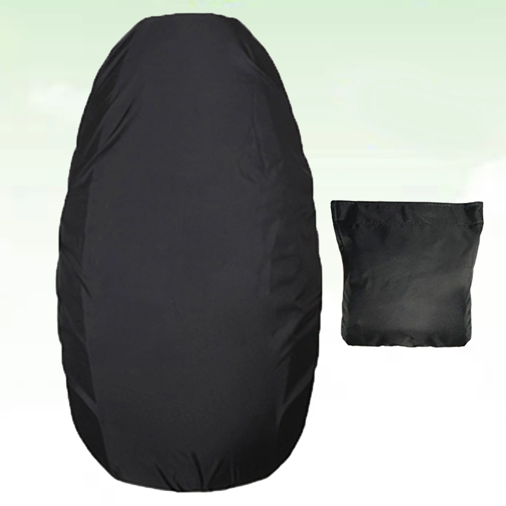 Pratical Motorcycle Cushion Cover Dustproof Protective Cover Multifunctional Sun Block Bike Cover for Outdoor Bike (Black, M)