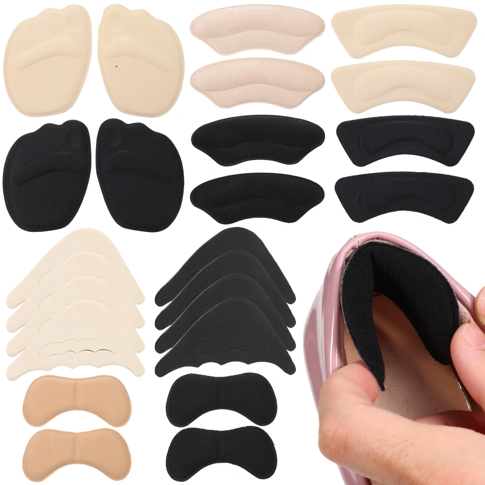 12 Pairs of High Heel Cushion Pads Front Palm Shoe Pads Shoe Filler Inserts Shoe Heel Liners