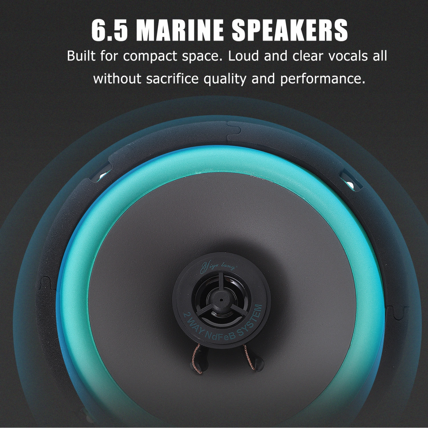 Car Loudspeaker 6.5 Inch Midrange Bass Speaker 4 Ohm Car Audio Speaker for Amplifier Sound System