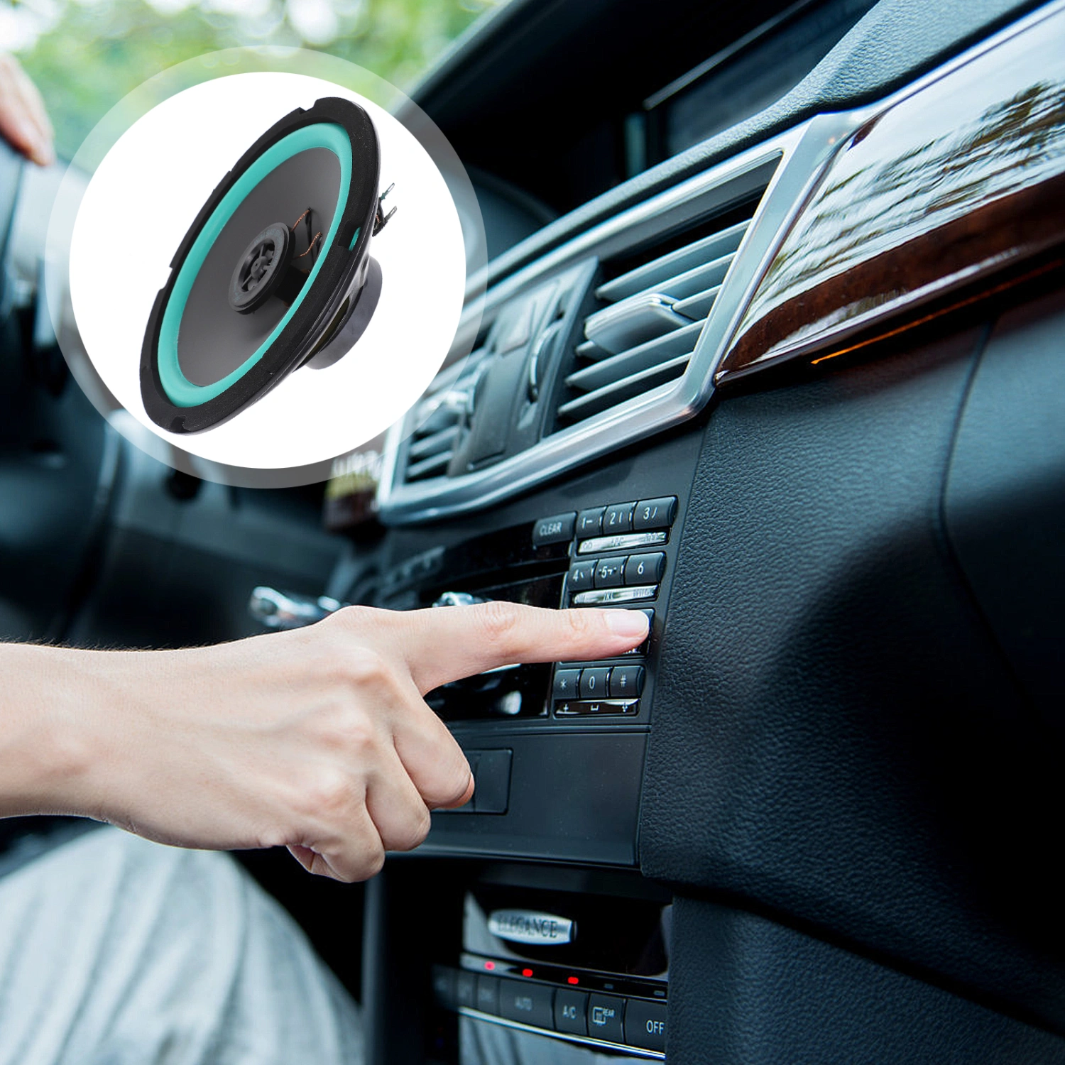 Car Loudspeaker 6.5 Inch Midrange Bass Speaker 4 Ohm Car Audio Speaker for Amplifier Sound System