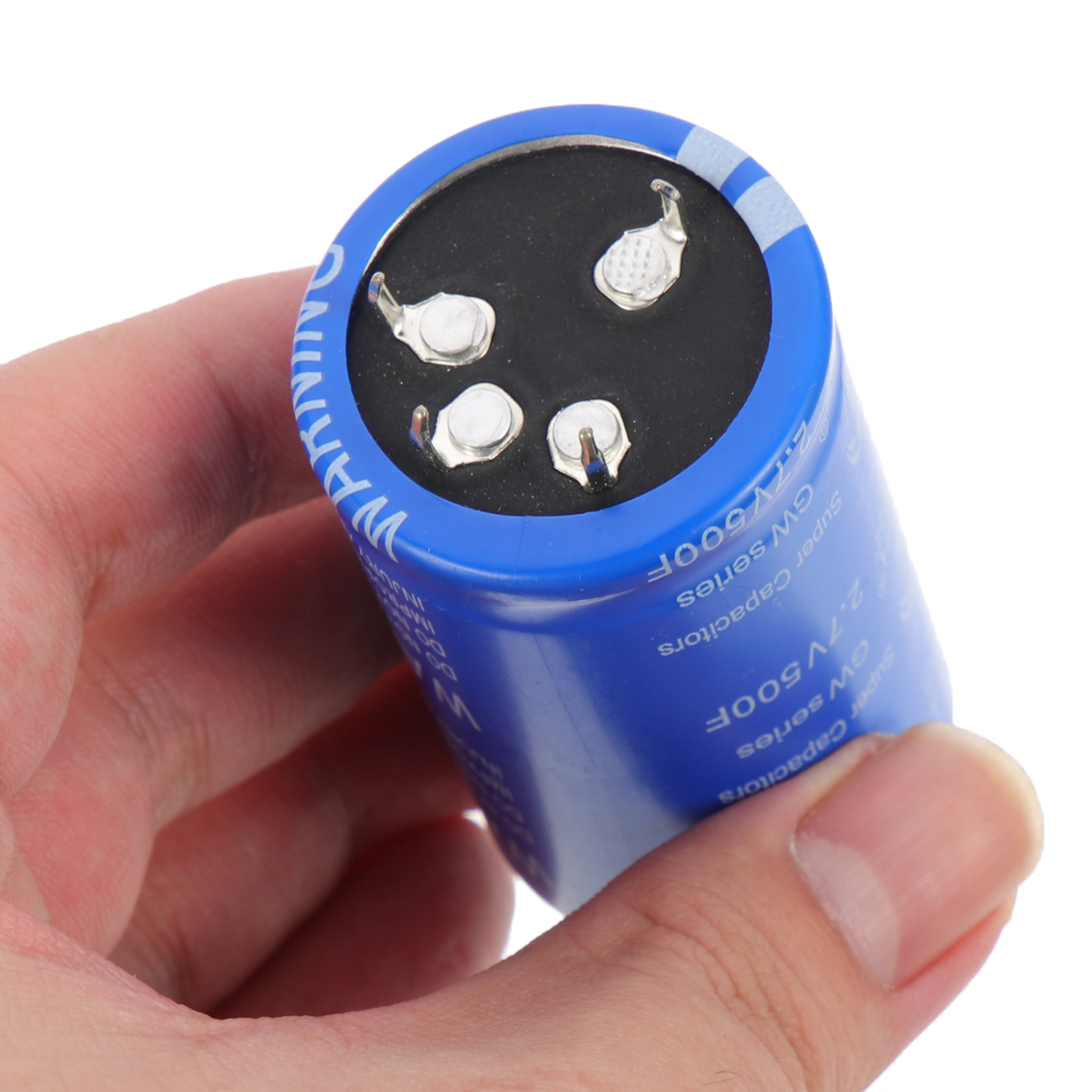 Super Capacitor Farad Condenser 2.7v 500f 4pin Automobile Rectifier Capacitor