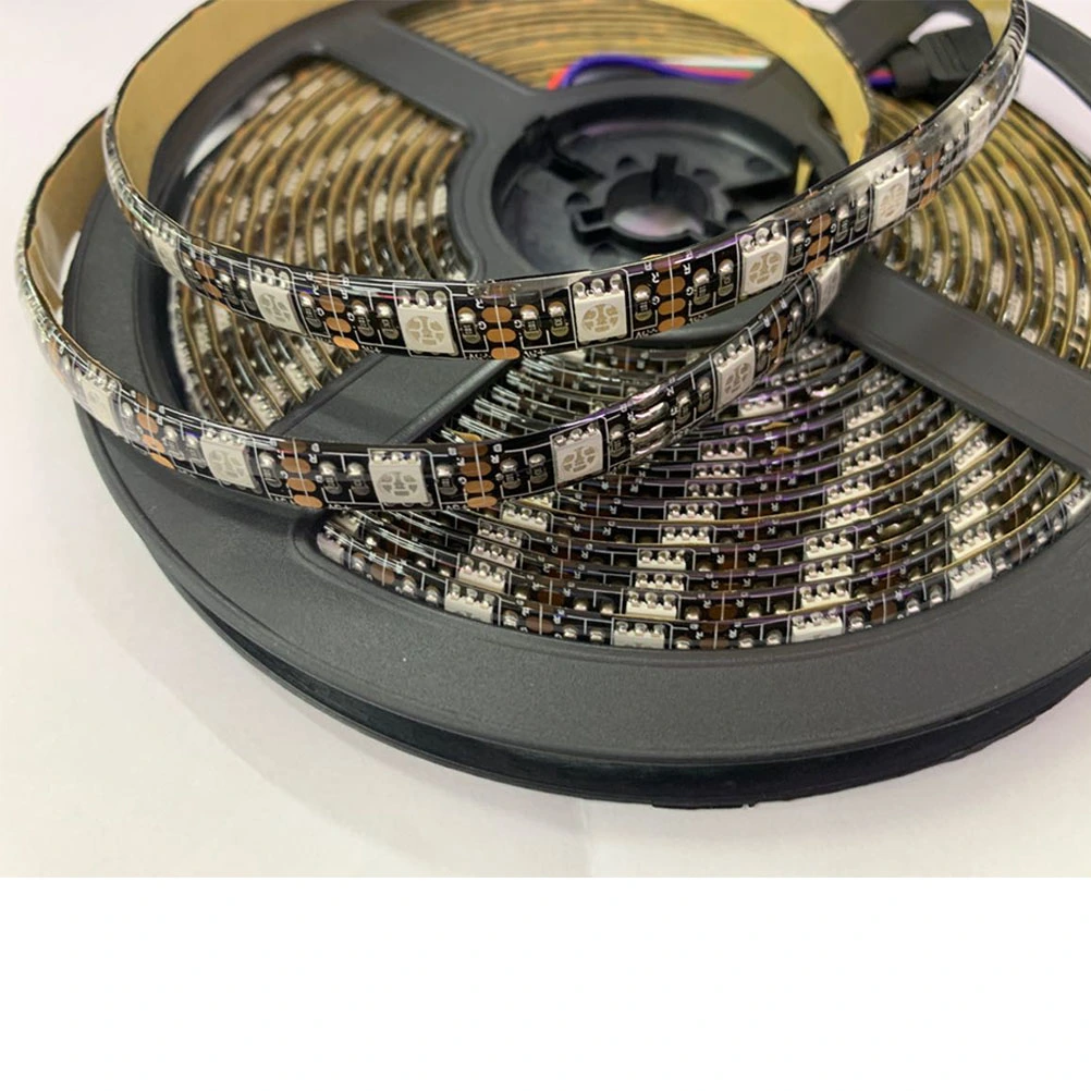 2 Meters 5V 5050 60 LEDs RGB LED Strip Lights Flexible Tape Lights with5 Meters 5V 5050 60 LEDs RGB LED Strip Lights Flexible Tape Lights with 24 Key IR Remote Controller 44 Key IR Remote Controller